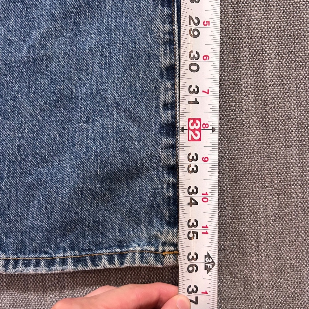 American Eagle Classic Bootcut Jeans Mens 36(38)x36 Blue 100% Cotton Faded Denim - Picture 6 of 12